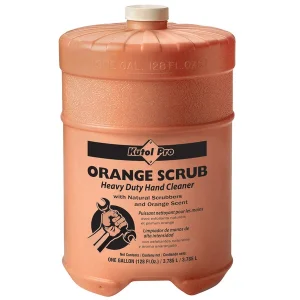 Orange Scrub with Natural Scrubbers