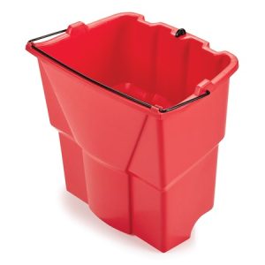 WaveBrake 2.0 Dirty Water Bucket, 18 qt, Plastic, Red