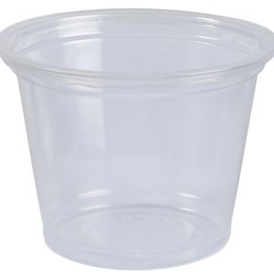 Plastic Portion Cups, 1oz Clear